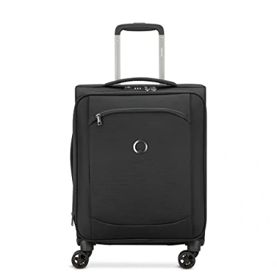 Image of Delsey Montmartre Air 2.0 Suitcase, 55 Centimeters, Black/White, S (55cm 37.26L), Trolley Cabin