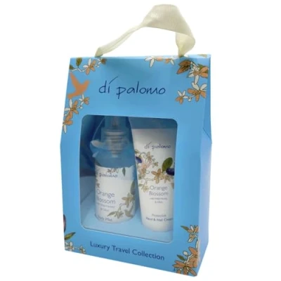 Image of Di Palomo Orange Blossom &amp; Honey Luxury Travel Collection. Hand Body Lotion Spray Gift Set. Gifts For Women, Essentials (Luxury Travel, Honey)