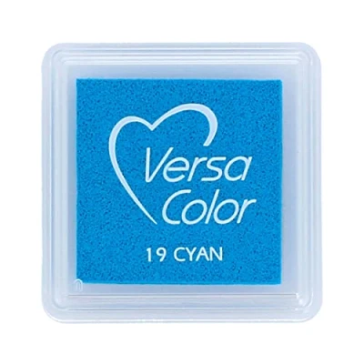 Image of Tsukineko Versasmall Cyan Ink Pad