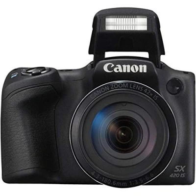 Image of Canon Powershot SX420 IS Digital Cameras 20.5 Megapixels 42x Optical Zoom red (Renewed)