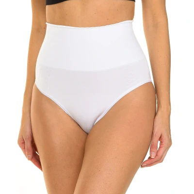 Image of Intimidea Womenss Gold class shaping slip panties 311028 White Polyamide Size Small/Medium