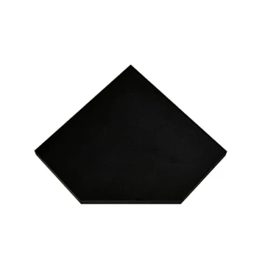 Image of NIGMA® Floating Shelf, Wall Shelf for Photos, Decorations Living Room, Kitchen, Hallway, Bedroom, Bathroom (Hexagonal Corner, Black)