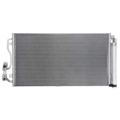 Image of 17112284614, 17116806455, 2284614, 4270545, 64504270545 Condenser VALEO 814191 with dryer Aluminium 340mm R134a BMW: 4 Coupe, 3 Saloon, 1 Hatchback