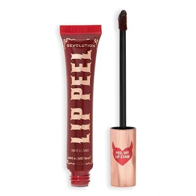 Image of Revolution Beauty Truly Sinful Peel Off Lip Stain Red, Long Lasting, Halloween Costume Makeup, Vegan &amp; Cruelty Free