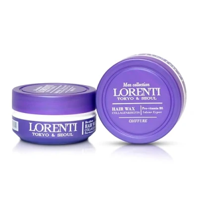 Image of Lorenti Tokyo &amp; Seoul Hair Styling Wax Collagen Shine Ultra Strong Hold No: 01 Aqua Gel Orange 150 ml