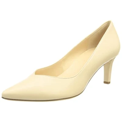 Image of Högl Women&#039;s Boulevard 60 Closed Toe Pumps, Ecru, 10 UK