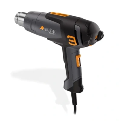 Image of Steinel hot air Gun HM 1920 E, 2000 W, Heat 80 600C, Ceramic Heater, Fan for Shrinking, Foiling, Plastic Welding
