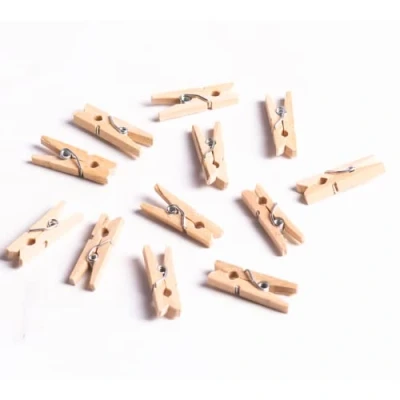 Image of Genware Miniature Wooden Pegs 1inch / 2.5cm Pack of 1000 Creative Drink Presentation, Garnish