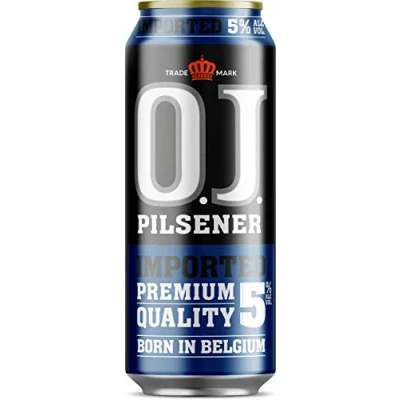 Image of OJ Pilsener 5% 24 x 500ml cans