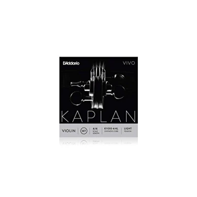 Image of D&#039;Addario Kaplan Vivo Violin Strings Full Set KV310 4/4L 4/4 Scale, Light Tension