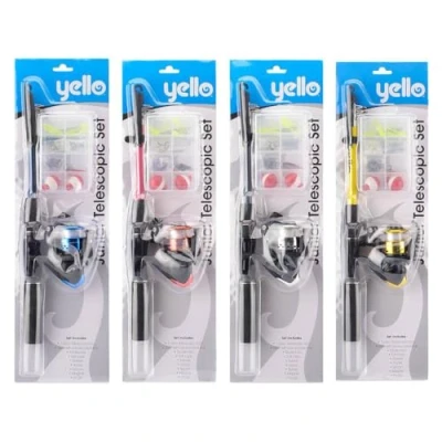 Image of Yello BGG1586 Telescopic Junior Fishing Rod Set