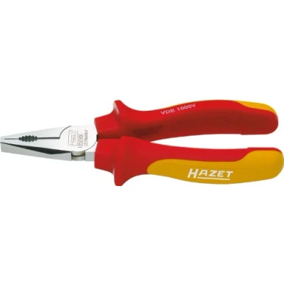 Image of HAZET 1850VDE 44 200 mm VDE Combination Pliers with Protective Insulation Multi Colour