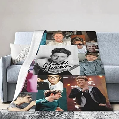 Image of Quexoma Niall Ireland Horan Fleece Blanket Super Soft Lightweight Cozy Luxury Flannel Bed Blanket, Fluffy Plush Couch 125CM X 100CM