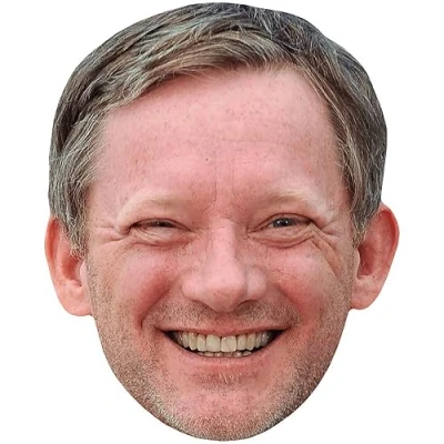 Image of Douglas Henshall (Smile) Celebrity Mask, Flat Card Face, Fancy Dress Mask