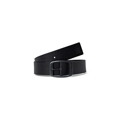 Image of G Star Men&#039;s Mett Belt, Black (black/black metal D18743 C579 2805), 80