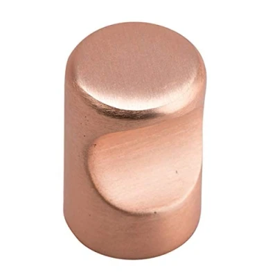 Image of Solmer LTD Mini Kitchen Bedroom Cabinet Unit Door Drawer Pull Knob Handle Ø15 x 22 mm (Brushed Copper)