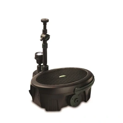 Image of Blagdon Inpond 5 in 1 3000 Easy Care Clean Pond Solution, 10w Pump &amp; Filter with UV Clarifier for Algae Control and Clear Water, LED Light, 3 Fountain Heads, Ponds Up to 3,000L, Black
