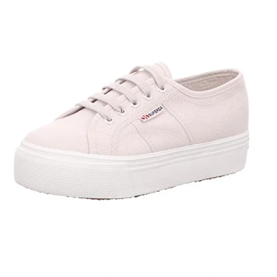 Image of Superga 2790 ACOTW LINEA UP AND, Women’s Low Top Sneakers, Grey (grey seashell SG04), 4 UK