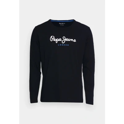 Image of Pepe Jeans EGGO N Long sleeved top, Men&#039;s, Size: XS, Black
