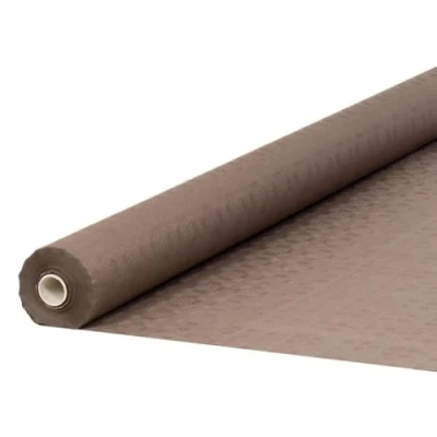 Image of Tezraftaar® Paper Banquet Roll Assorted Disposable Banqueting Table Cover Cloths for Catering Wedding Birthday (Brown, 25m x 1.14m)