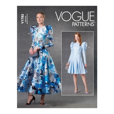 Image of Vogue Patterns V1782F5 Misses Dress F5 (16 18 20 22 24)