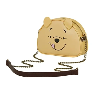 Image of Disney Winnie The Pooh Face Heady Shoulder Bag, Yellow