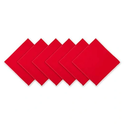 Image of DII Collection, Cotton, Tango Red, 20&quot; x (Set of 6)
