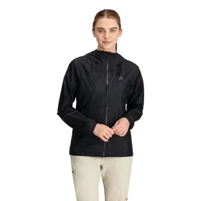 Image of Outdoor Research Women&#039;s Helium Rain Jacket, Black, Large