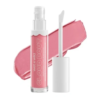 Image of Wet &#039;n&#039; Wild, Cloud Pout Marshmallow Lip Mousse, Matte Liquid Lipstick, Non Drying and Long Lasting Formula, with Argan Oil, Avocado Oil Vitamin E, Pour Some Suga On Me