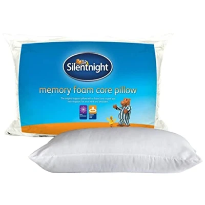 Image of Silentnight Essential Memory Foam Core Pillow, Packaging may vary , White