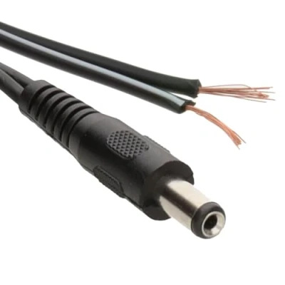 Image of kenable 2.1mm x 5.5mm Male DC Plug to Bare Ended Power Cable 2m [2 metres]