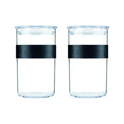 Image of BODUM K11829 01SA Storage Jar, Black, 1 l