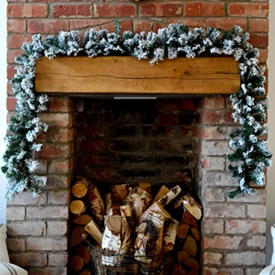 Image of Christmas Garland Premier Snow With Glitter 2.7m