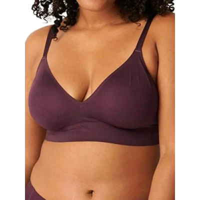 Image of Sloggi Women&#039;s Body Adapt Bralette Bra, Ebony Brown, XS