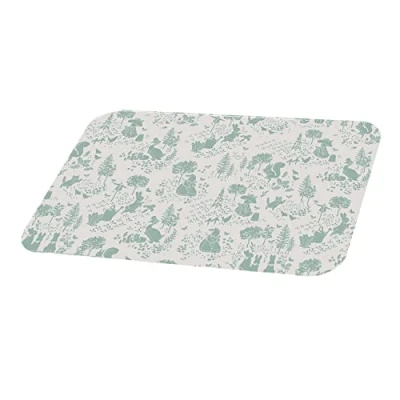 Image of Eddingtons Peter Rabbit Classic Large Glass Worktop Protector Green