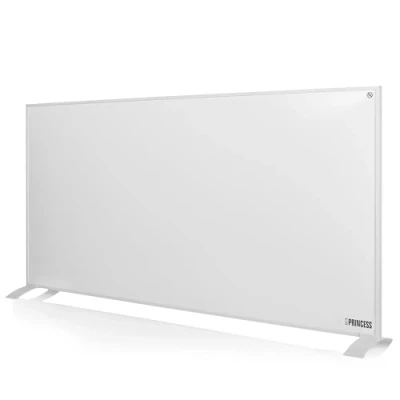 Image of Princess Smart Infrared Panel Heater, 700 W, Free App &amp; Voice Control, Low Energy Consumption, Timer, Adjustable Thermostat, Standing or Wall Mounted, White (01.348070.02.001)