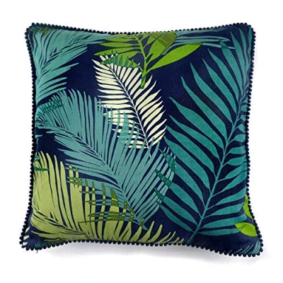 Image of Fusion Tropical 100% Cotton Filled Cushion 43x43cm (17x17&quot;) in Multicolour
