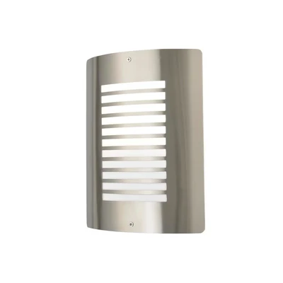 Image of Zink SIGMA Outdoor Slatted Wall Lantern Stainless Steel