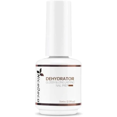 Image of NICEDECO 15ML Nail Dehydrator, Natural Prep Dehydrate, Air Dry for Acrylic Nails and Gel Polish, Reduces Lifting Longer Lasting Manis, Bonding Base Varnish, Manicure Bonder Liquid