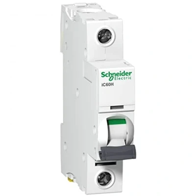 Image of Schneider Electric A9F53116 iC60H 1 Module Single Pole Type B MCB 16A 10kA (C60HB116)
