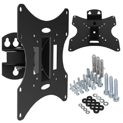 Image of Maclean MC 501A B TV Wall Mount Bracket LCD LED Plasma 23&quot; 42&quot; 30kg Steel VESA