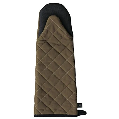 Image of San Jamar 810PM15 Bestgrip Puppet Style Oven Mitt With Magnet, 381 mm Length, Tan