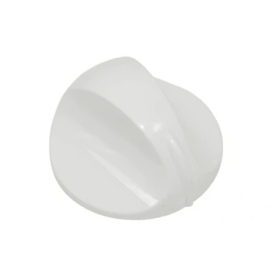 Image of Hotpoint Creda Oven White Control Knob. Genuine Part Number C00227957