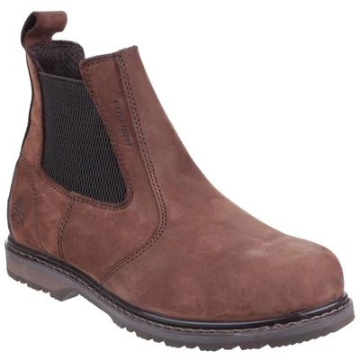 Image of Amblers Safety Mens AS148 SPERRIN in Brown Size 9 UK