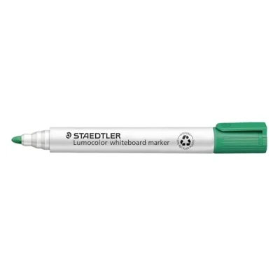 Image of STAEDTLER 351 5 Lumocolor Whiteboard Marker Bullet Tip Green (Box of 10)