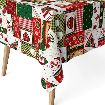 Image of Martina Home Resin Tablecloth Reindeer Unique 260cm x 140cm