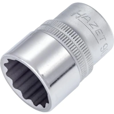 Image of 530048, ASE46804900000 Socket HAZET 900Z 20 DIN3124, ISO2725 1 Chrome Vanadium Steel Knurled