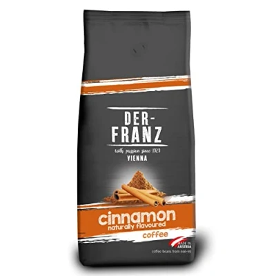 Image of Der Franz Coffee, flavoured with Cinnamon, Arabica and Robusta coffee beans, 1000 g