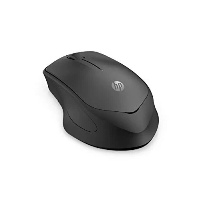 Image of HP 280 Silent PC Wireless Mouse, Blue Optical Technology, 1600 DPI to track precisely on any surface, 90% noise reduction, Comfortable &amp; Ergonomic Design, USB A Dongle Included, Black