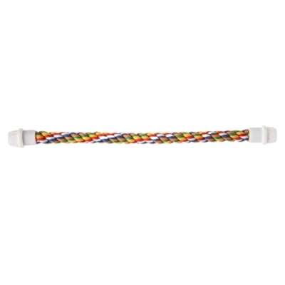 Image of Coloured Cotton Bendy Parrot Perch 15&quot; Small